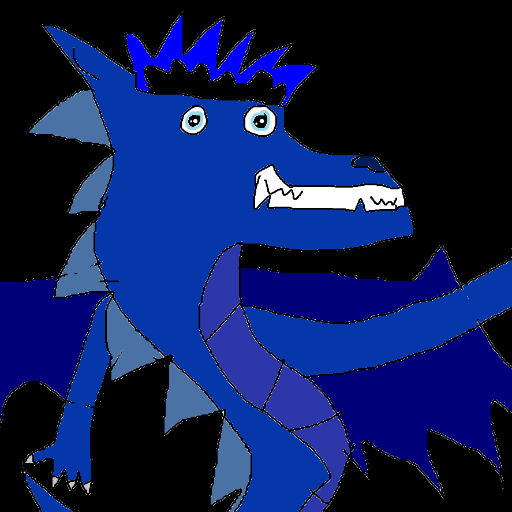 Wazzup I am Ice Fire Fun Fact When I was a filly I was cursed as the ice breathing Blue Dragon and that what my cutie mark stands for I am also a bad Boy