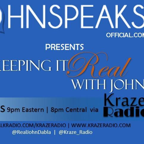 YouTube Talk Show hosted by @JohnDabla @__Anomaly & @MissBabydoll93
For Business Inquiries please email: johnspeaksblog@gmail.com