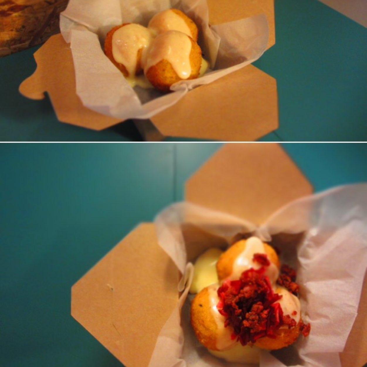 We like our cheese local, melted and smothered on crispy potato balls. Coming to a street food event near you soon.