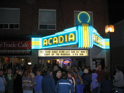 Non-profit community coop created to purchase and refurbish the Acadia Cinema building on Main Street, Wolfville, Nova Scotia, Canada.