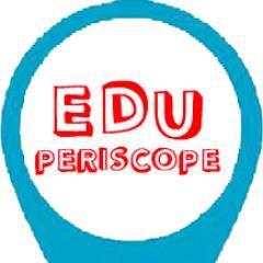 We hope to push the limits and see how we can use Periscope for educational purposes. We will fail, we will iterate, we will succeed. Take the journey with us!