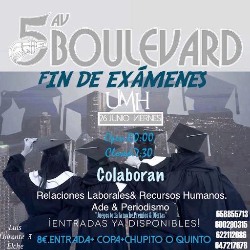 5AvBoulevard's profile picture. ¡Discoteca Universitaria en el centro de Elche¡¡.