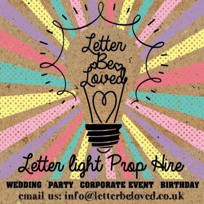 Hello to our new lovely followers! we offer Letter Light Prop Hire based in the heart of the Bronte Country, West Yorkshire - we are Letter Be Loved!
