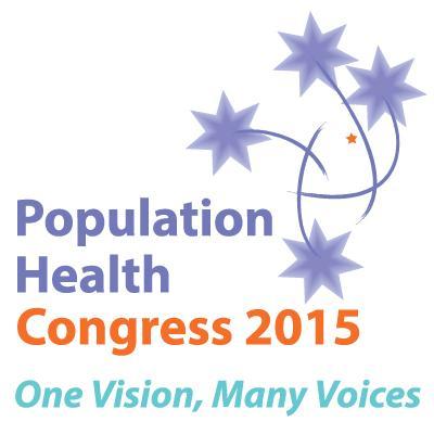 3rd Population Health Congress, being held 6-9 September 2015 #pophlth2015