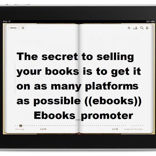 #ebookpromoter Welcomes #Authors, #writers and #readers. Our goal is to #advertise your books to readers on and off line. #amreading #bookworm #WritingCommunity