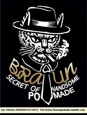 BRAUN natural hand made pomade. bbm: 76c3e5ea / 089682747487 Ramuan Rahasia Ganteng Pria Dewasa