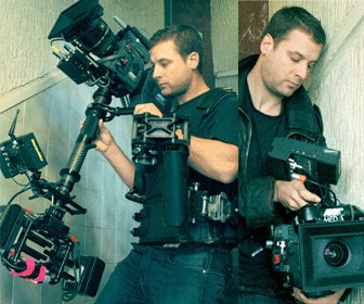 Cameraman in commercials, Music Videos and Feature Films. Steadicam Operator, Camera Operator, occasional VJ and Video Artist.