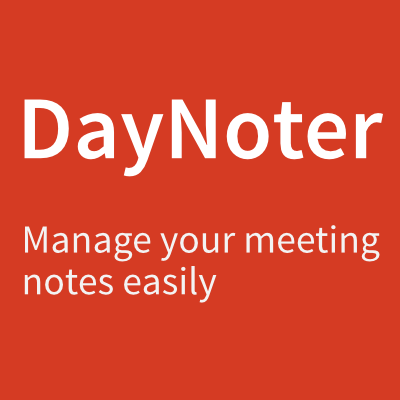 DayNoter synchronizes your Calendar and Evernote and helps you organize your information. We post about productivity and time-management.