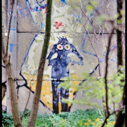 Photographed in May of 1989, Berlin Wall Art, The Wall before the Fall. Phone App with 330 images in 1989 GPS locations, great walking tours. 800+ images on web