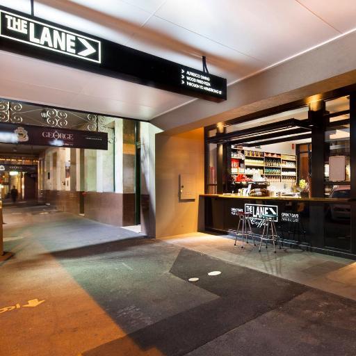 The George - an entertainment hub in Ballarat's CBD with facilities including a cafe, bars, restaurants, event/function services and luxury accommodation.