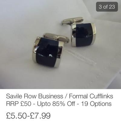 Wide Variety of quality cufflinks for all occassions