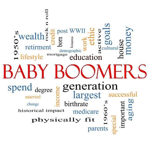 The influence baby boomers have on the economy, society, and culture due to their sheer numbers, buying power, and ability to shift cultural norms.