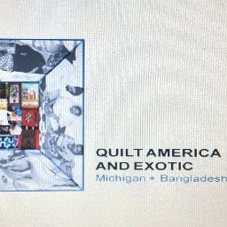 crafts different products with American quilt and different countries rich historic handwork for the advancement of poor women's life