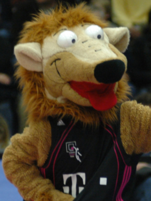 Gestatten, mein Name ist Bonni, ich bin das Maskottchen der Telekom Baskets Bonn.