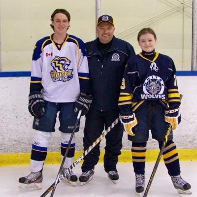 Snowmobiler, Waterskier, Hockey Player, Hockey Dad