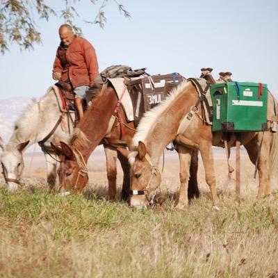 One human being, one animal companions, traveling the Western U.S. living an ages old nomadic life. Outside all day, every day.