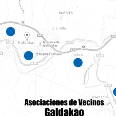 agrupación de AAVV de Galdakao | Galdakaoko AAEE taldea gure herria, gure lehentasuna