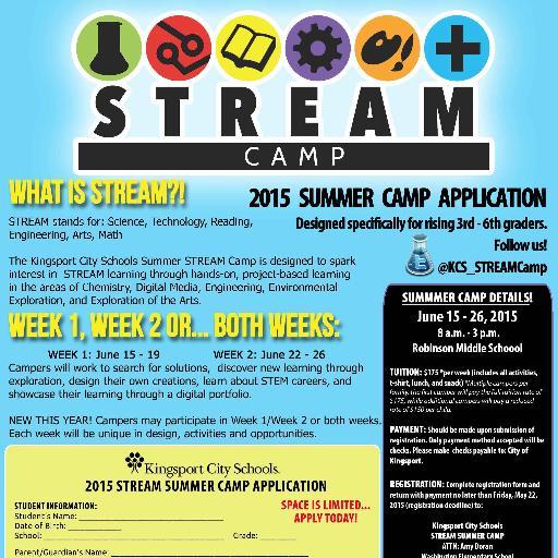 KCS_STREAMCamp's profile picture. This is the official Twitter account for the KCS STREAM (Science, Technology, Reading, Engineering, Arts, Math) Camp hosted by @KCS_District.