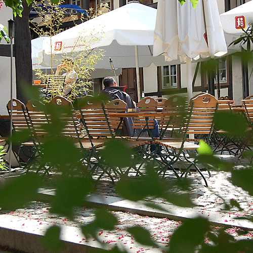 Das Steinhaus mit dem schönsten Biergarten Erfurts.