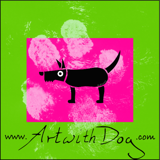 Art with Dog is the Design Company of su piatt©  designs for clothing and gifts to add fun and inspiration to everyday, attitude and life in general.