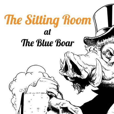 Ludlow's quirky little secret - upstairs @blueboarludlow talks//workshops//quiz//eclectic surroundings//bar//film//poetry and more..