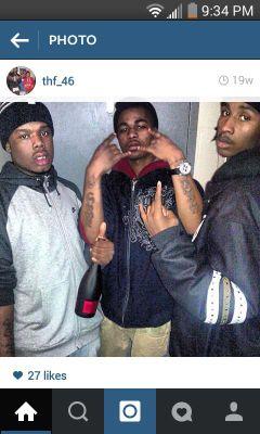 T.H.F Dats Dem Nigga! Follow my IG Ky007_Thf.... It's Guddaworld Till da death of me Free Mack and Ba THF 046 YMK