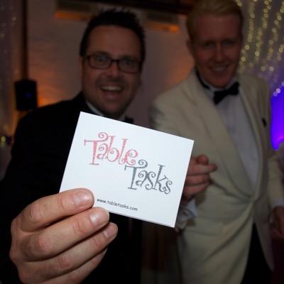 Unique guest entertainment idea for Weddings & Events. Bespoke ice breakers devised individually to create a dynamic atmosphere during any dining experience.