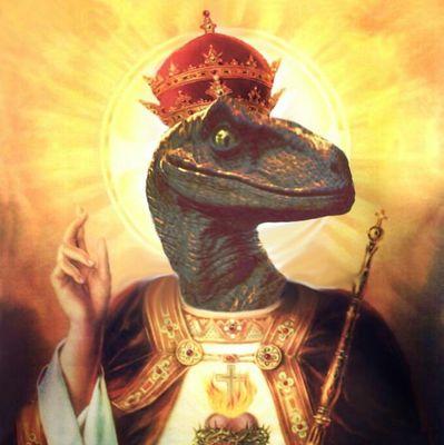 Le Seul, le Vrai, l'Unique, les autres vous mentent, je le jure sur la vie de Moi.
Qui a dit que Jésus n'était pas un Raptor?
Qui est donc à l'origine de Dieu?