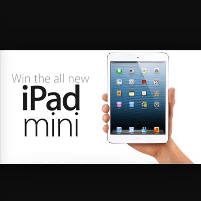 we give away iPad minis!