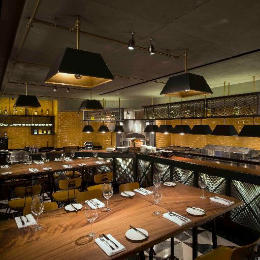 Bread Street Kitchen is set in an industrial warehouse-designed restaurant and bar, serving a British European menu with fresh seasonal produce.