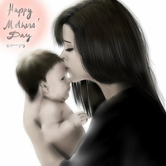 Surga kecil yG Q miliki adalah senyuman IBU