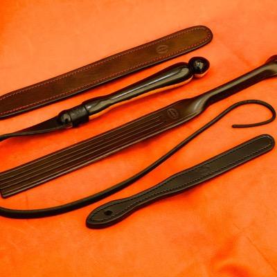 I'm Mike, the owner and craftsman of Ouch Implements at https://t.co/pASixl2GoI. I make world class authentic leather and wooden spanking and discipline implements