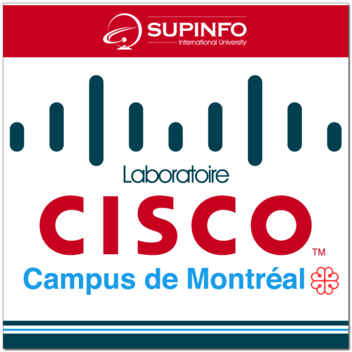 SUPINFO | Laboratoire Cisco du campus de Montréal.