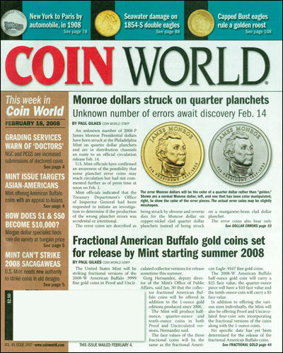 For 50 years, Coin World has been the leading publication of the entire numismatic hobby, educating, informing and entertaining coin collectors.