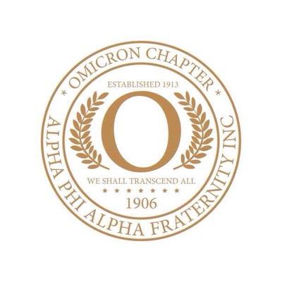 Alpha Phi Alpha Fraternity, Inc. Omicron Chapter. Established January 30, 1913. #Omicron106