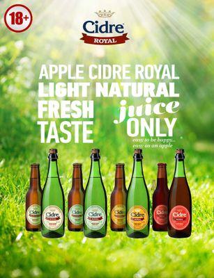 Axint_Lux's profile picture. Cidre Royal este un cidru cunoscut la nivel international ca fiind un produs natural de calitate inalta produs dupa receta traditionala de preparare a cidrului.