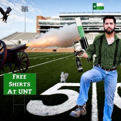 Whats the best part of a college experience? Free shirts!! This account will tell you when and where to get free shirts at UNT!