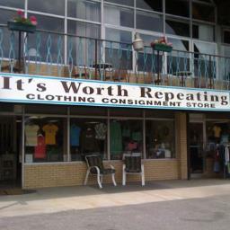 It's Worth Repeating Clothing Consignment Store sells name brand, gently used clothing and accessories! 4848 Admiral Peary Highway, just under Rebekah Manor