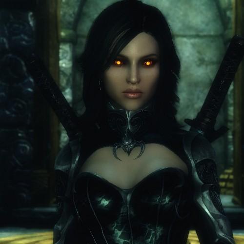 The newly changed Vampire Lord. Servant of the Lord Harkon using her Dual Swords to purge the world of Vampire hunters and serve her master