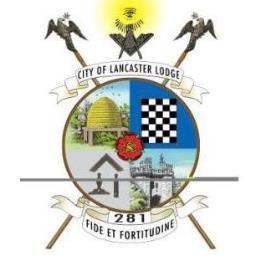City of Lancaster University Lodge 281   in the Province of West Lancashire.    Freemasonry is a society of men concerned with moral and spiritual values.