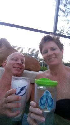 Married to the love of my life, love my family, love scuba, a true Parrot head, like to cook and bake, am strong in my faith and am true to my friends.