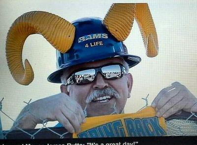 The Inventor/OG of the Hard Hat with Horns
Die-Hard Los Angeles RAMS, Lakers, Dodgers, UCLA and LA Kings Fan  Advisory  member of the So Cal Rams Booster Club !