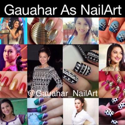 Tweet us a picture of @GAUAHAR_KHAN and we'll tweet u the similar nailart pic. We find perfectness! Admins:@AkshayChrsia @NaumanNomy