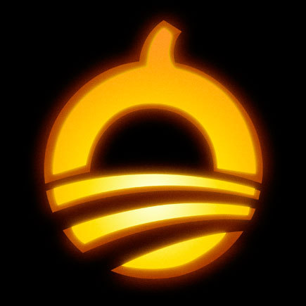 Download, carve and share your Barack O' lantern.