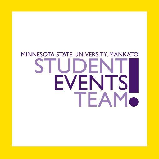 The official Twitter page for Student Events Teams at Minnesota State University, Mankato.