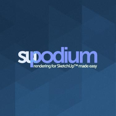 SU Podium is a popular photon mapping/ photo-realistic plug-in for  SketchUp - all versions.