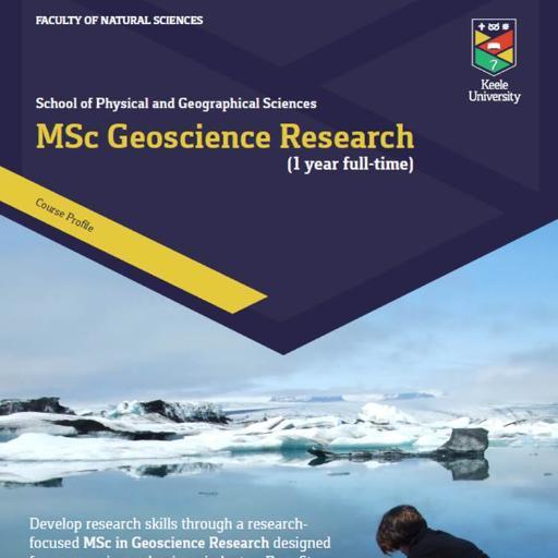 Tweeting about our MSc in Geoscience Research course, and news from students and staff. Projects in geoscience, environmental science and physical geography.