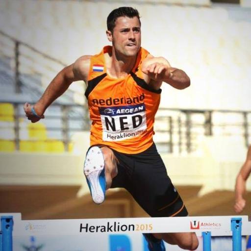 Dutch Champion 400m hurdles 2013, 2015, 2016, 2017 (50.23 PB) / 400m Indoor PB 46.91 / 7 times National Junior Champion