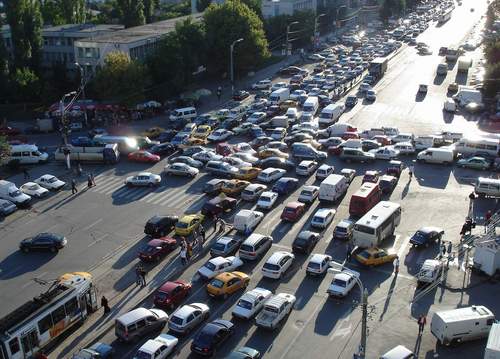 Share traffic info in Bucharest
