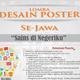 Lomba Desain Poster yang diadakan oleh Himpunan Mahasiswa Fisika Unnes dalam serangkaian acara Pekan Ilmiah Fisika ke 26. Yuk segera daftar gaeeess :)